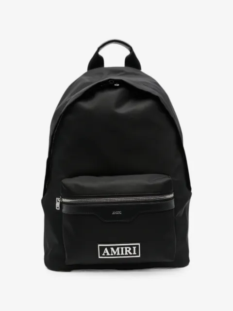 AMIRI logo-patch zip-fastening backpack