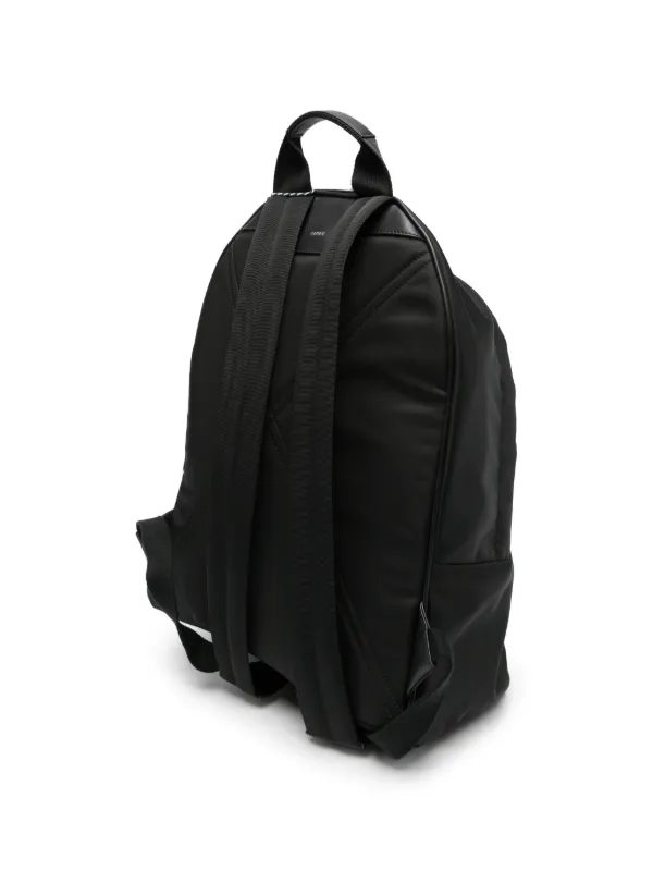 AMIRI logo-patch zip-fastening Backpack | Black | FARFETCH