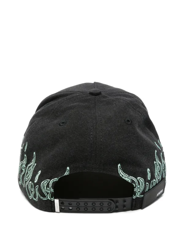 AMIRI ロゴ キャップ | ブラック | FARFETCH JP
