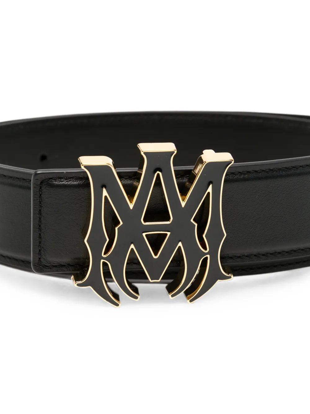 AMIRI Logo Leather Belt | Black | FARFETCH IN