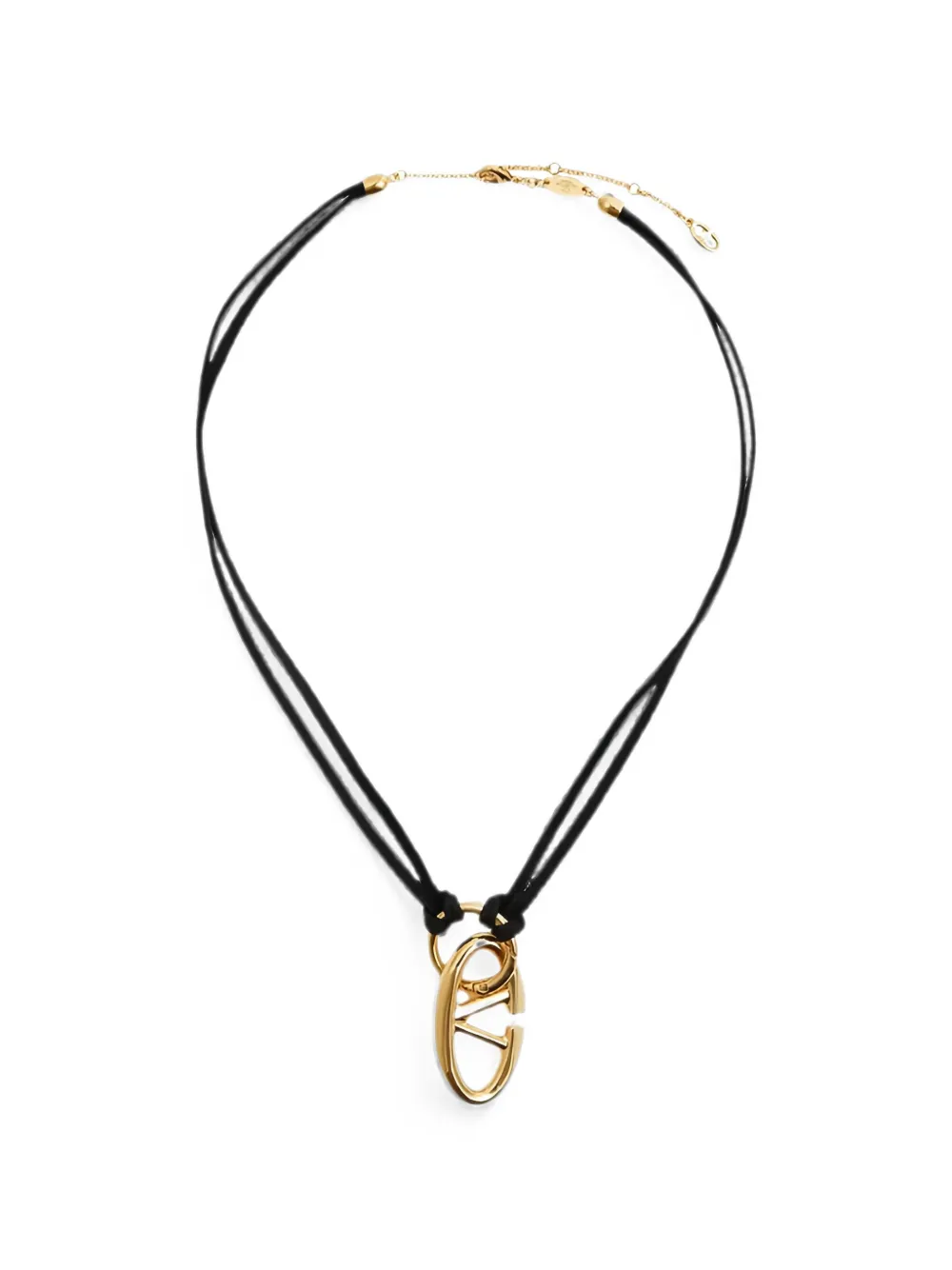 Valentino Garavani VLogo rope necklace - Oro