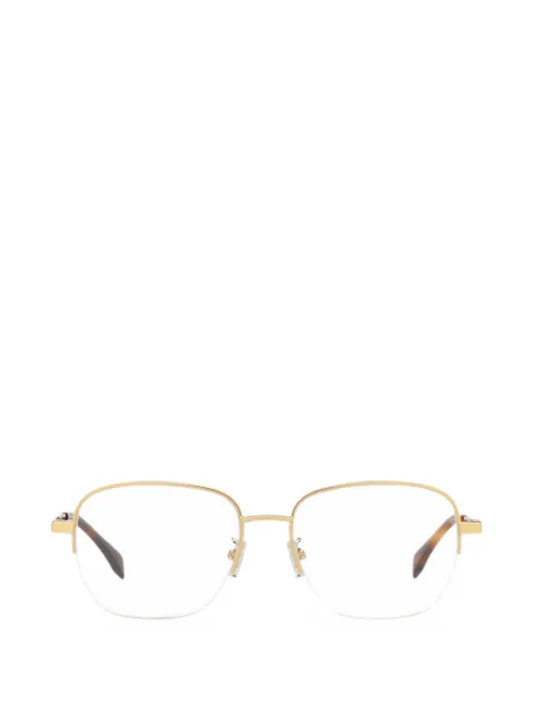 FENDI square semi-rim glasses