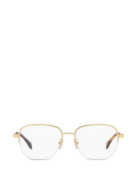 FENDI square semi-rim glasses