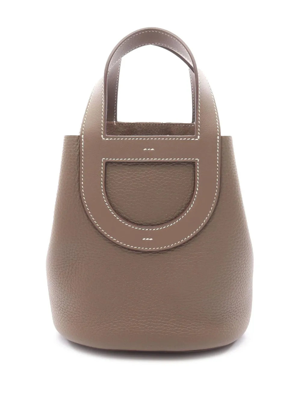 Hermès Pre-Owned 2024 Clemence and Swift In The Loop 18 handbag - Marrone