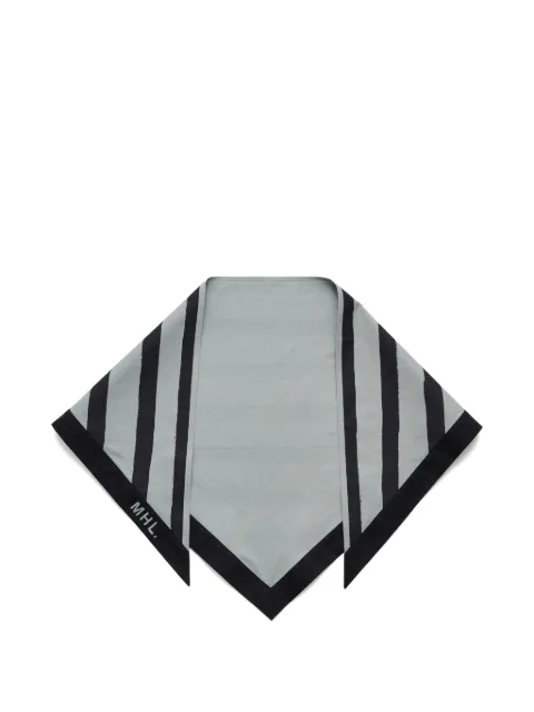 Margaret Howell stripe-print scarf
