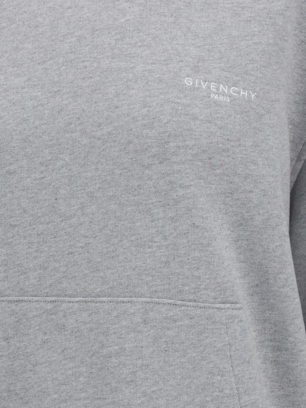 Givenchy Hoodie met geborduurd logo Grijs