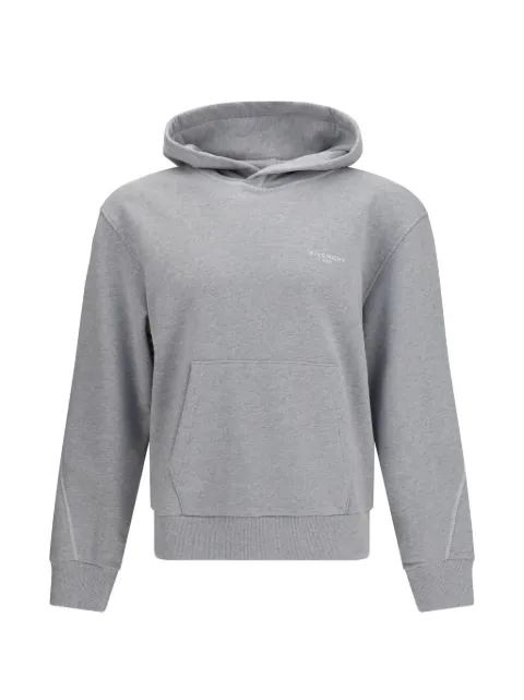 Givenchy Moletom de capuz com logo bordado