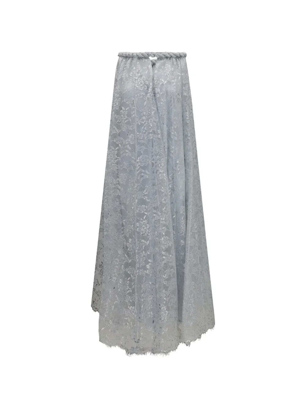 ZIMMERMANN Carousel Metallic Twist lace maxi dress - Silver
