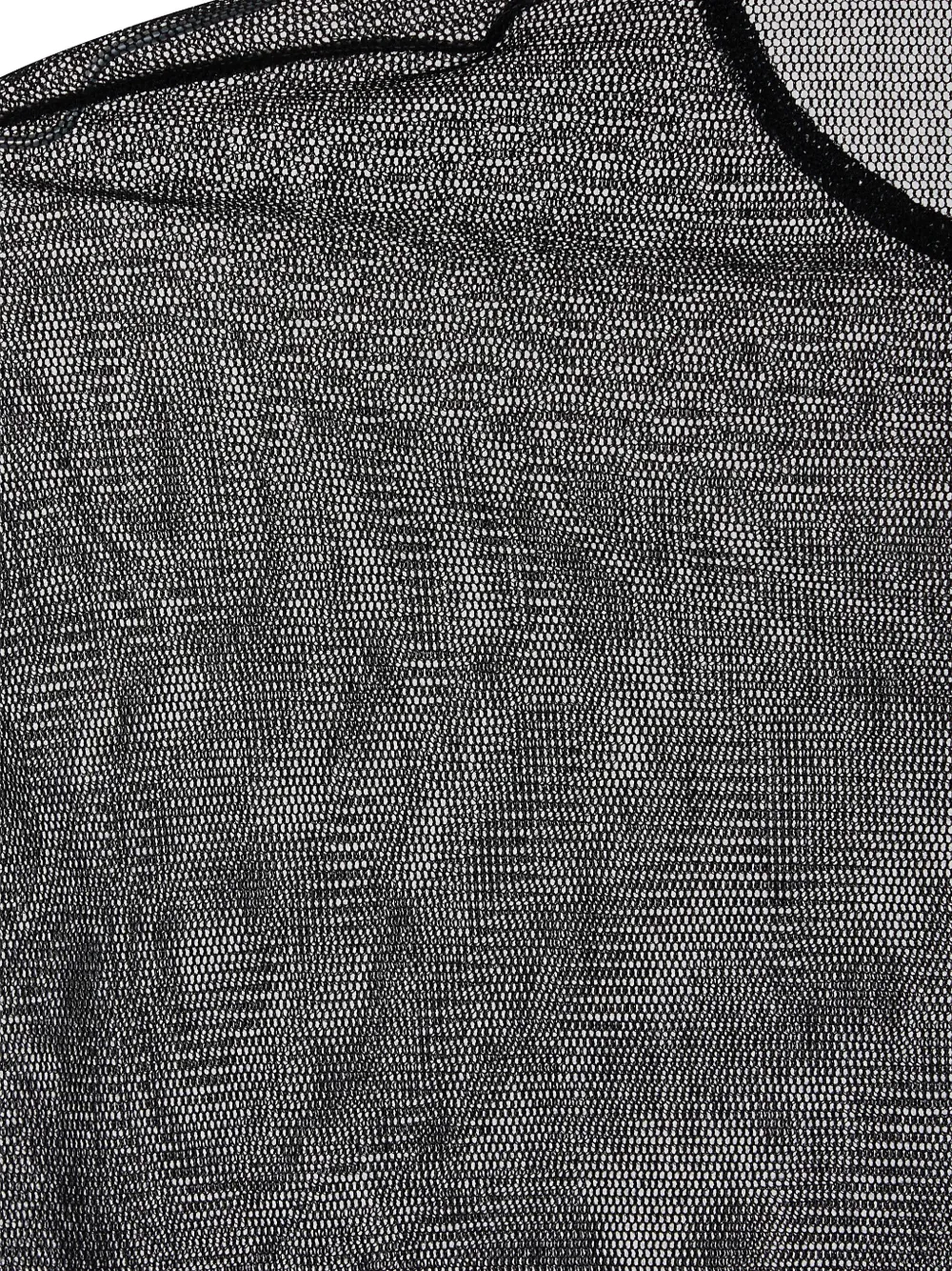 Paloma Wool Boldo cropped jersey met mesh Zwart