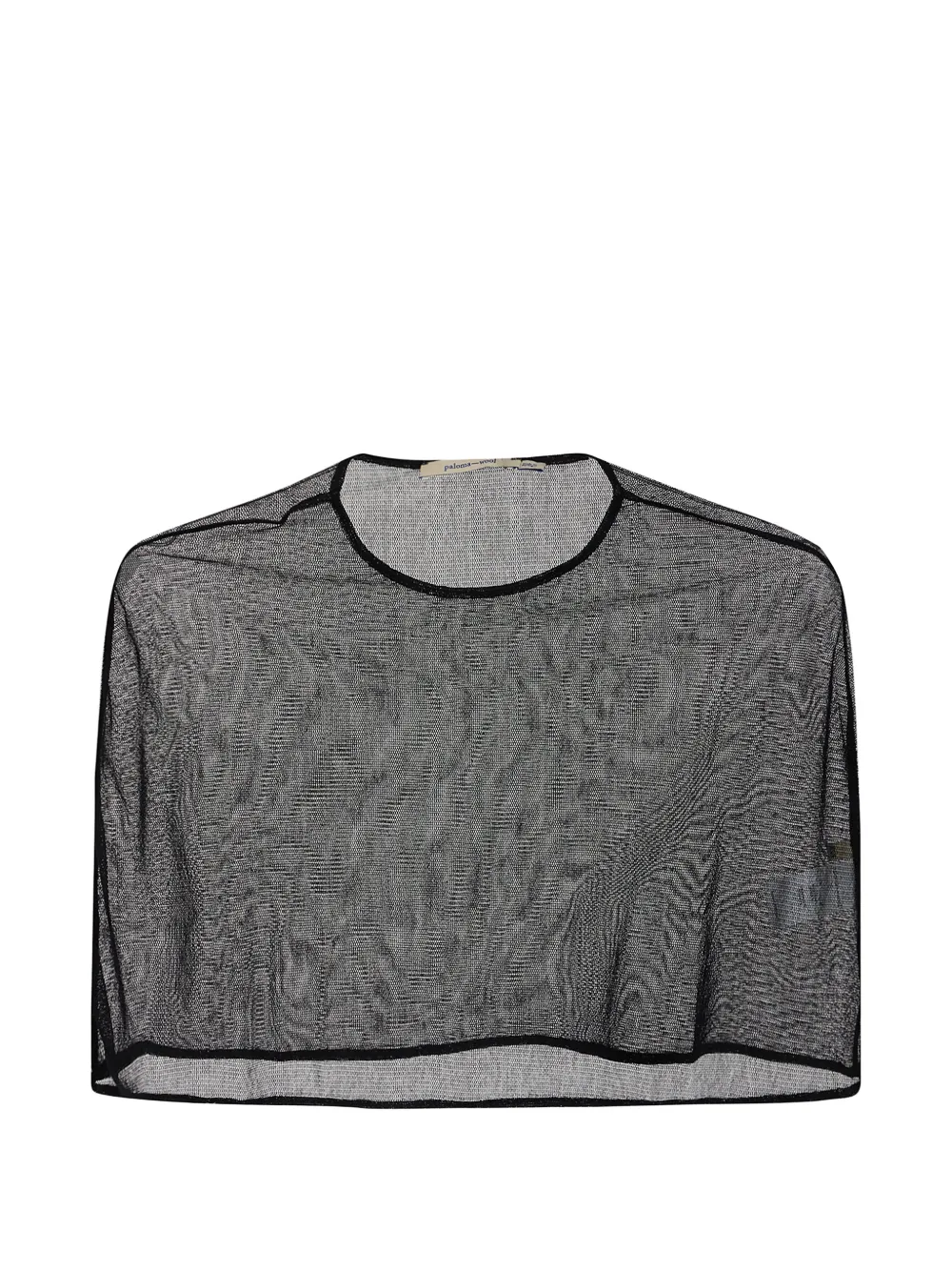 Paloma Wool Top crop Boldo - Nero