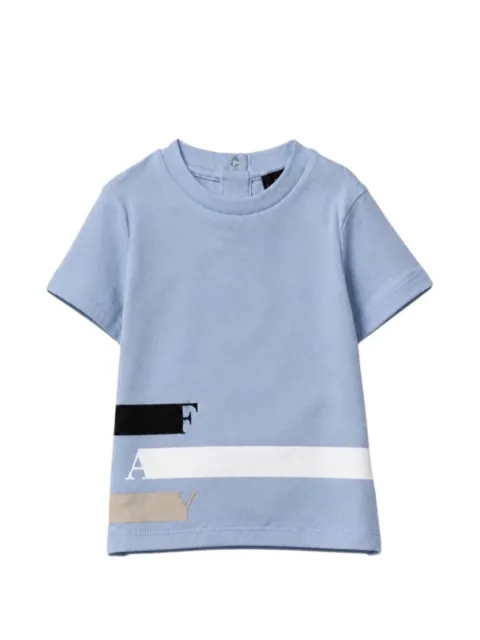 Fay Kids logo-print T-shirt