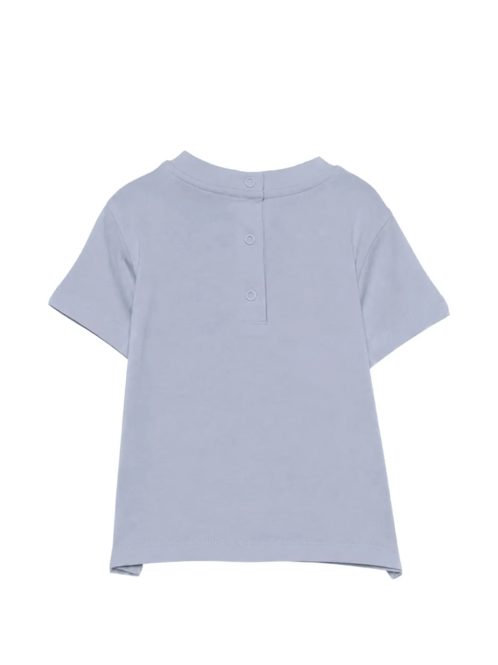  Fay Kids Camisa Con Logo Estampado - Azul 