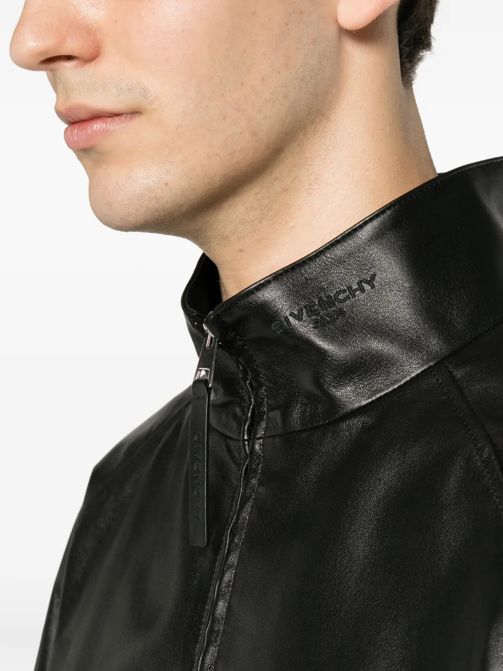 Givenchy Couture Seam nappaleren trainingstop Zwart