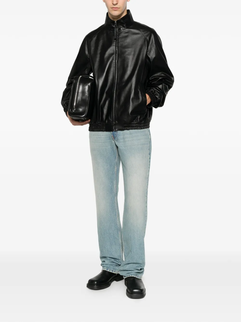 Givenchy Couture Seam nappaleren trainingstop Zwart