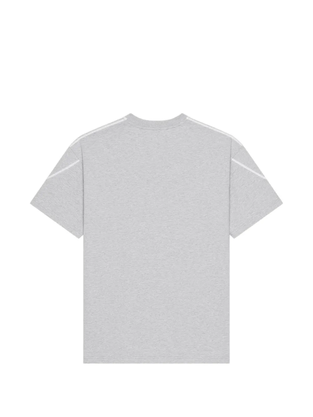 Givenchy Couture Seam katoenen T-shirt met -borduurwerk Grijs