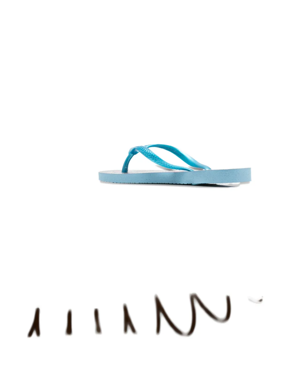 Havaianas Kids X Disney Slim Princess graphic-print flip flops Blauw