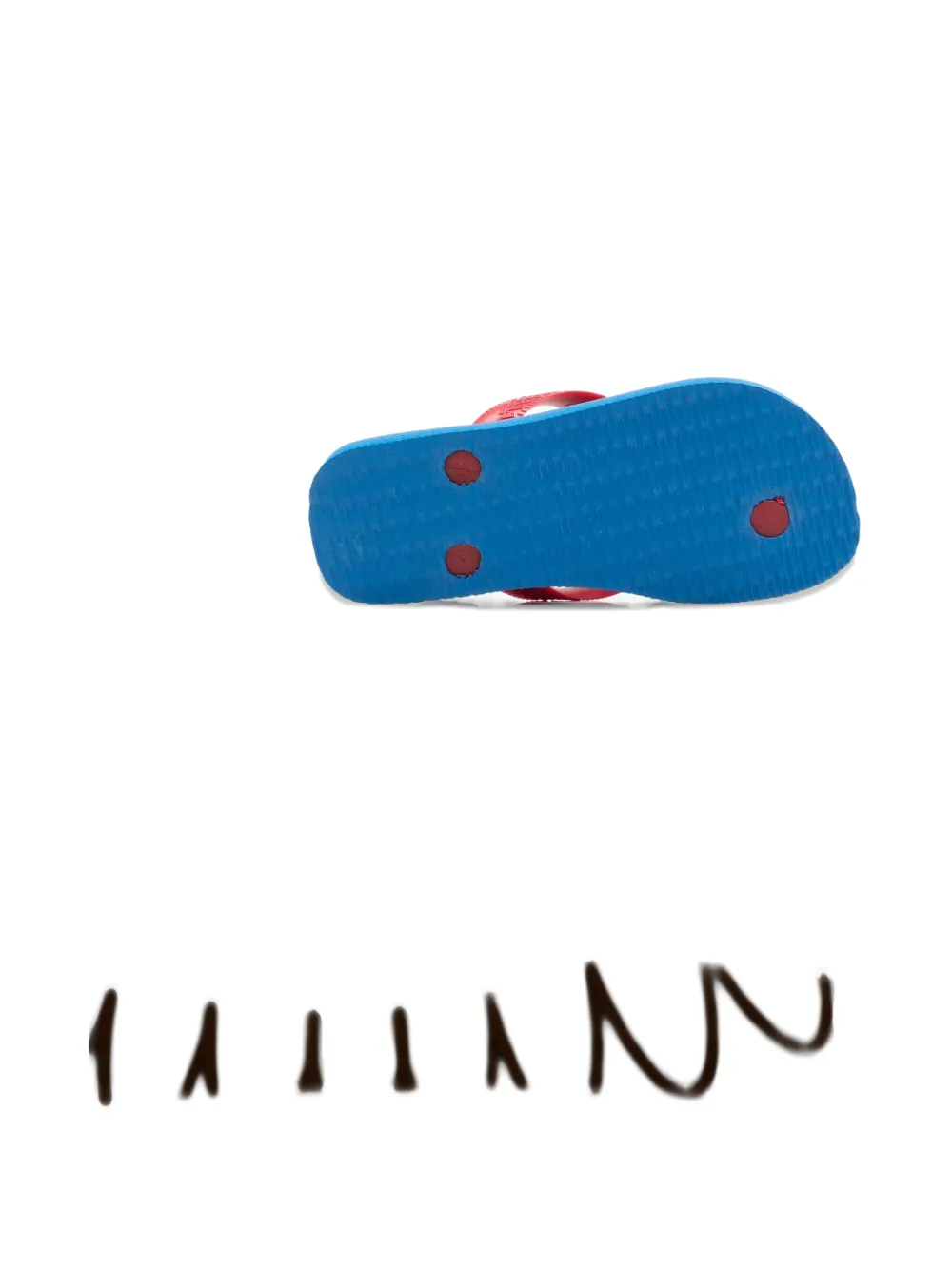 Havaianas Kids x Marvel graphic-print flip flops Rood