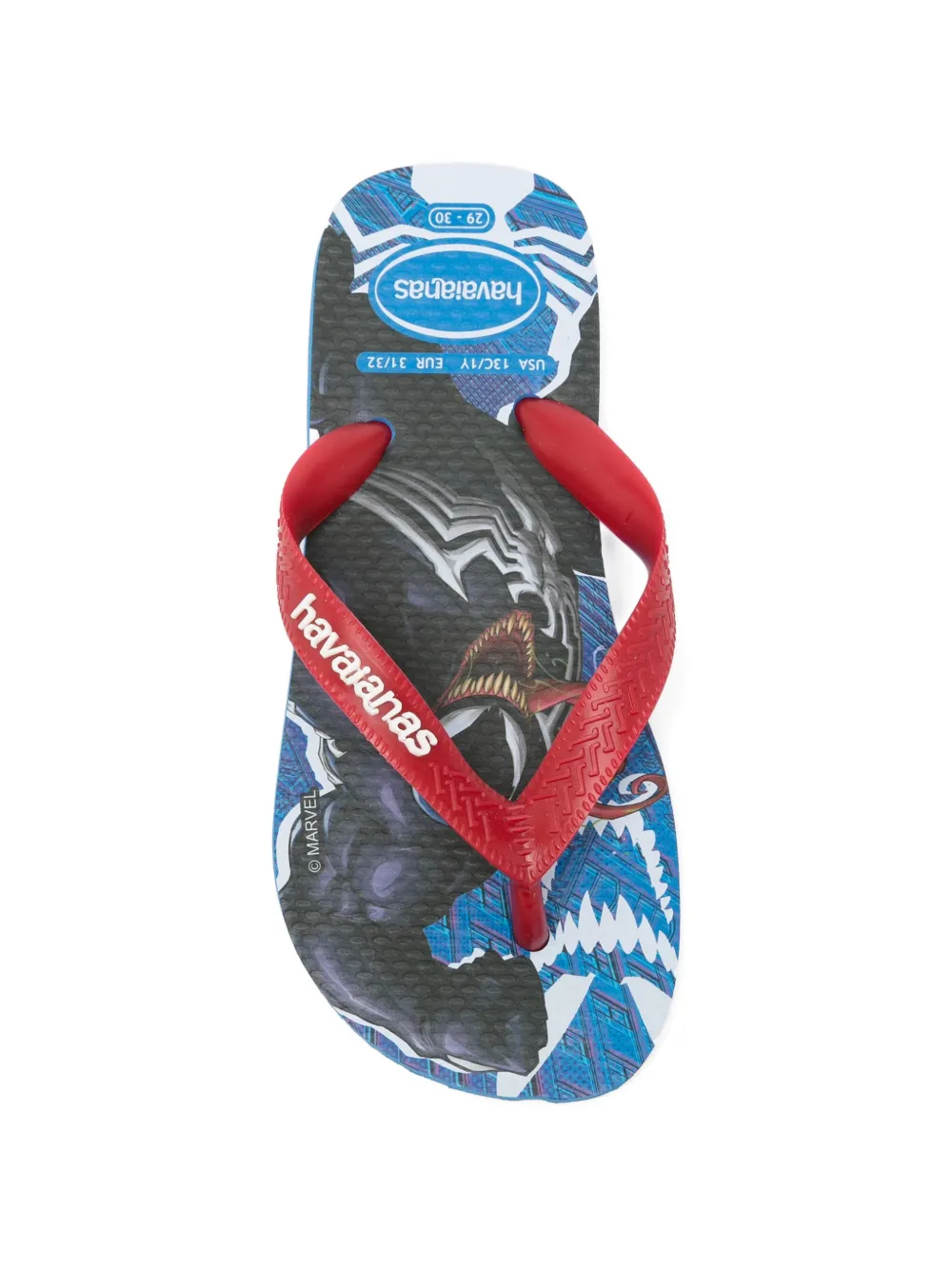Havaianas Kids x Marvel graphic-print flip flops Rood