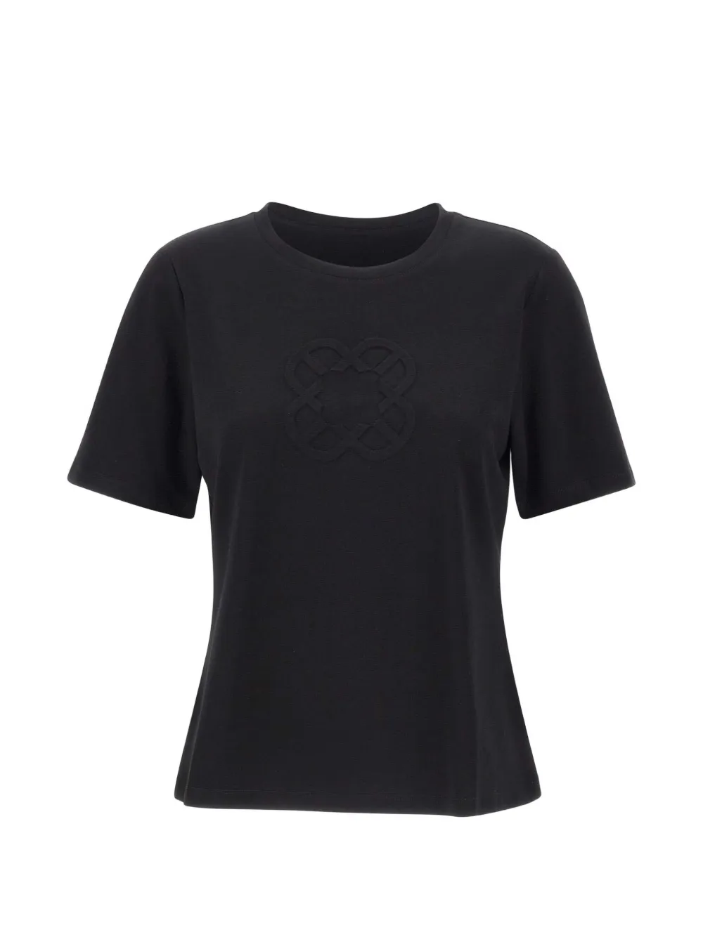 ELENA MIRÒ embossed-logo jersey T-shirt - Nero