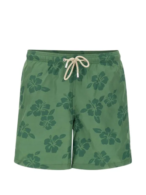 MC2 Saint Barth Lighting Tiki Hibiscus-print swim shorts