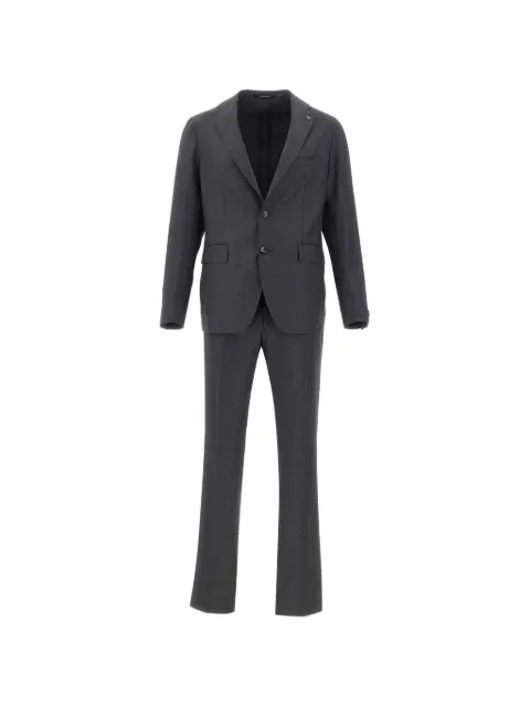 Tagliatore peak-lapel wool suit