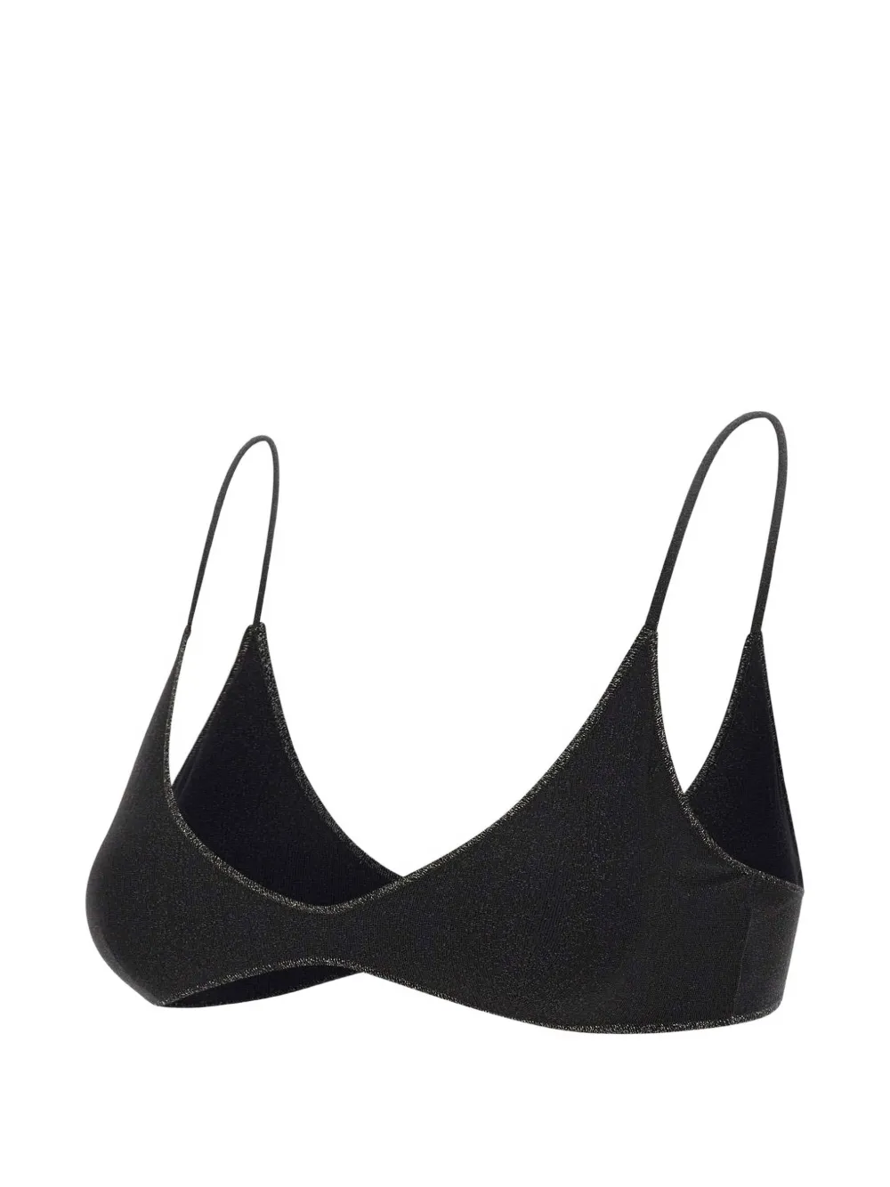 MC2 Saint Barth Paloma bikinitop met lurex-effect Zwart