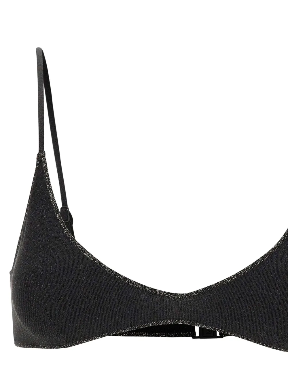MC2 Saint Barth Paloma bikinitop met lurex-effect Zwart