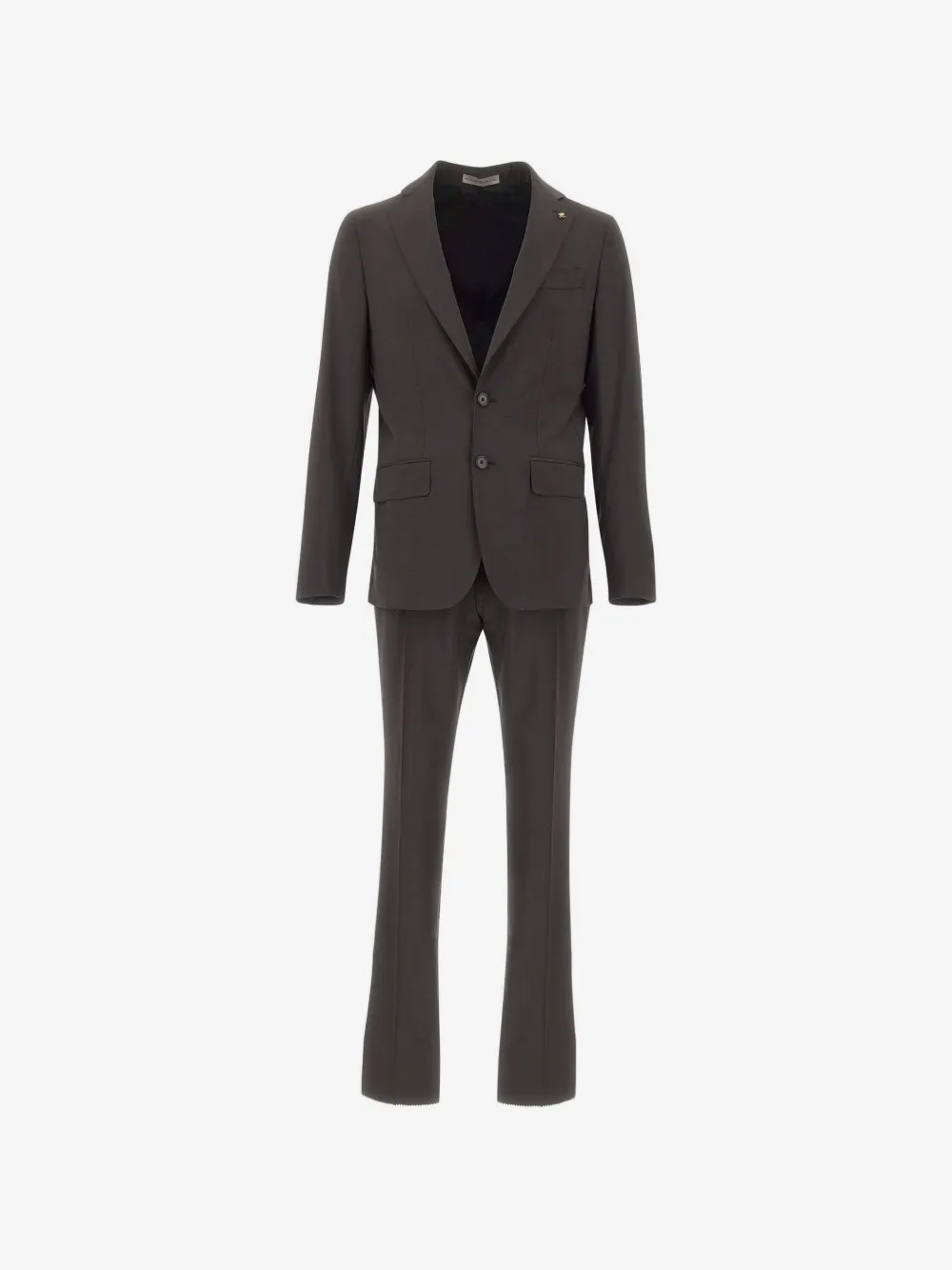 Corneliani single-breasted peak-lapel suit | Brown | Image 1