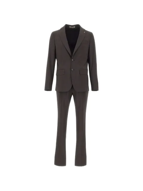 Corneliani single-breasted peak-lapel suit