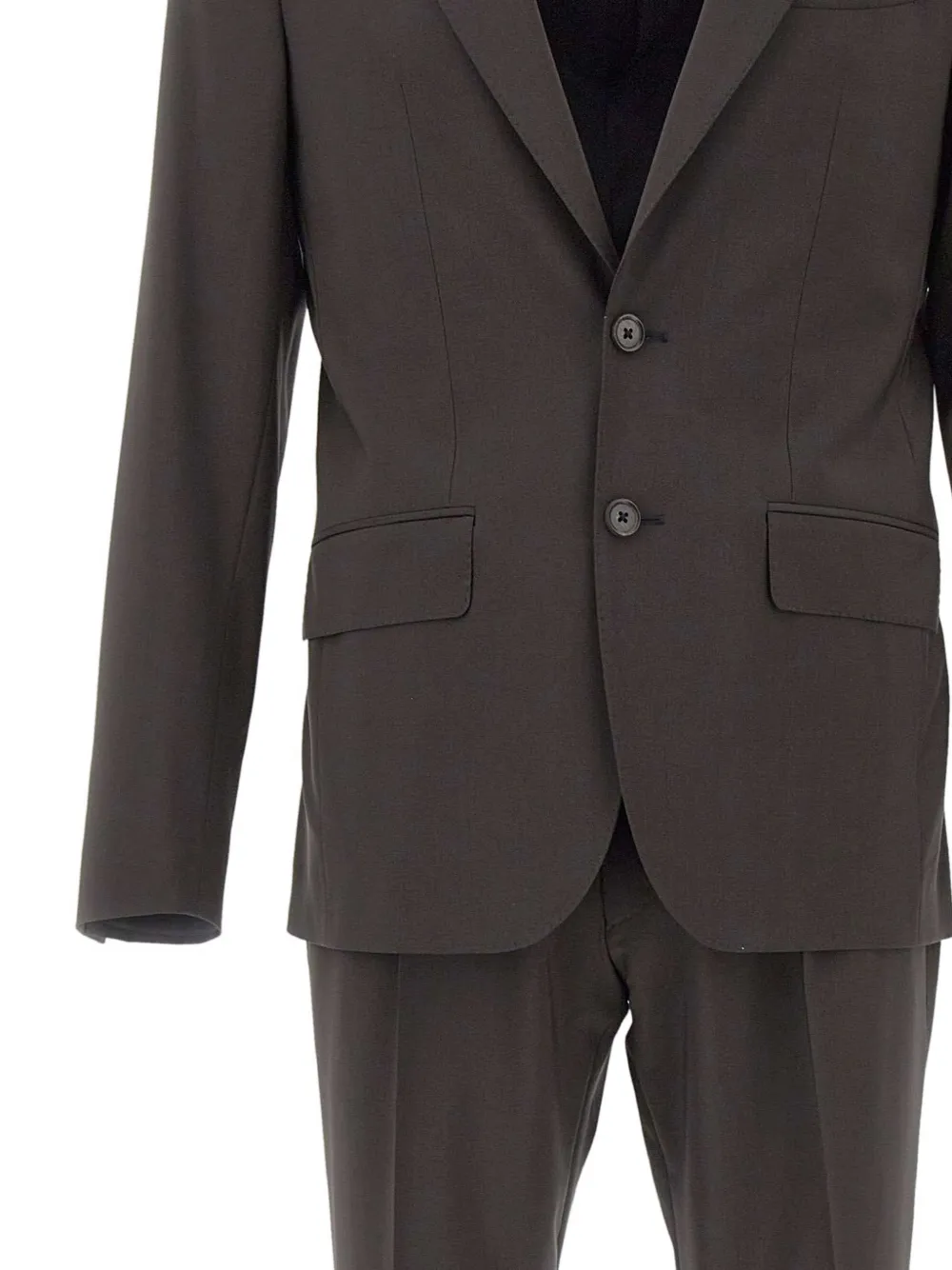 Corneliani Pak met enkele rij knopen Bruin