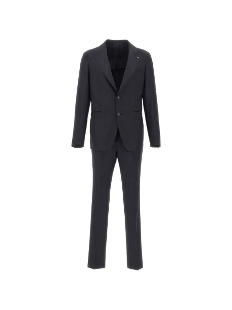 Tagliatore single-breasted peak-lapel suit