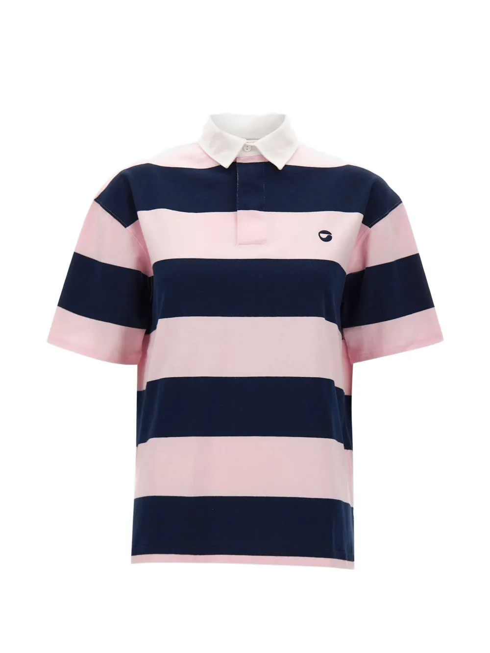 Coperni striped cotton polo shirt - Rosa