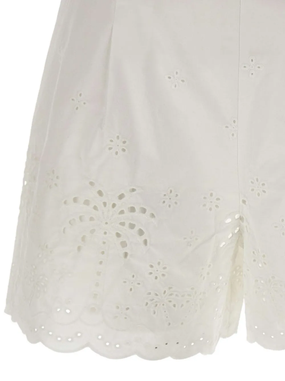 MC2 Saint Barth Amani broderie anglaise shorts Wit