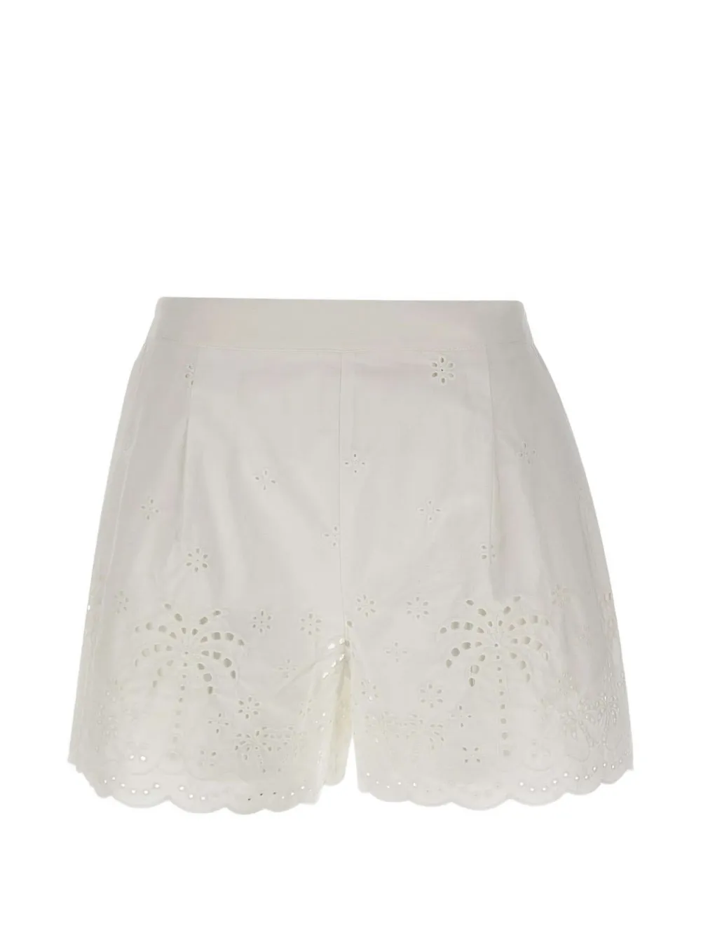 MC2 Saint Barth Amani broderie anglaise shorts Wit