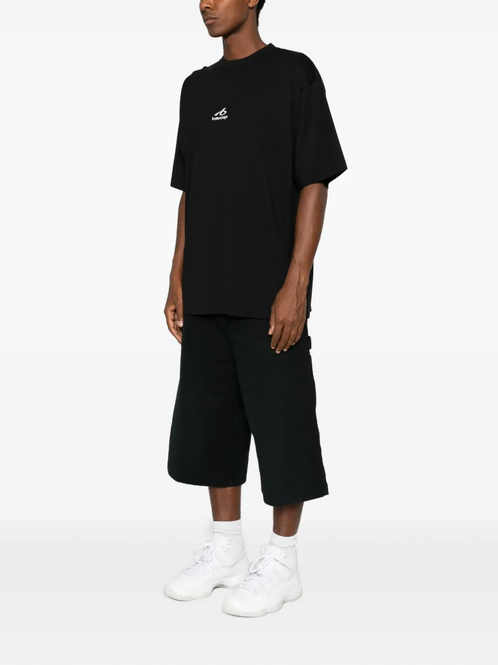 Balenciaga Bodies medium-fit T-shirt Zwart