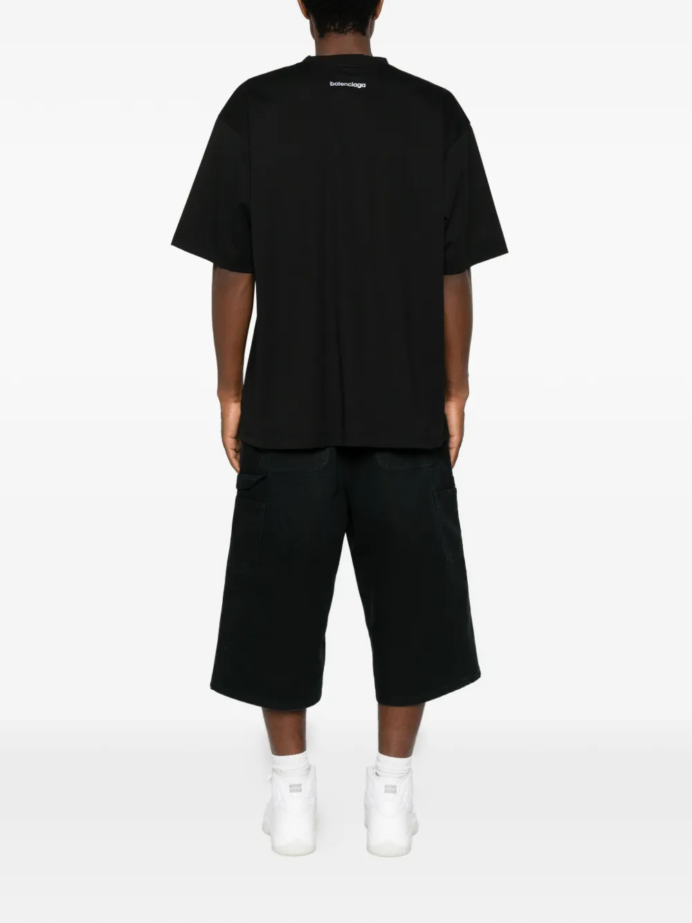 Balenciaga Bodies medium-fit T-shirt Zwart