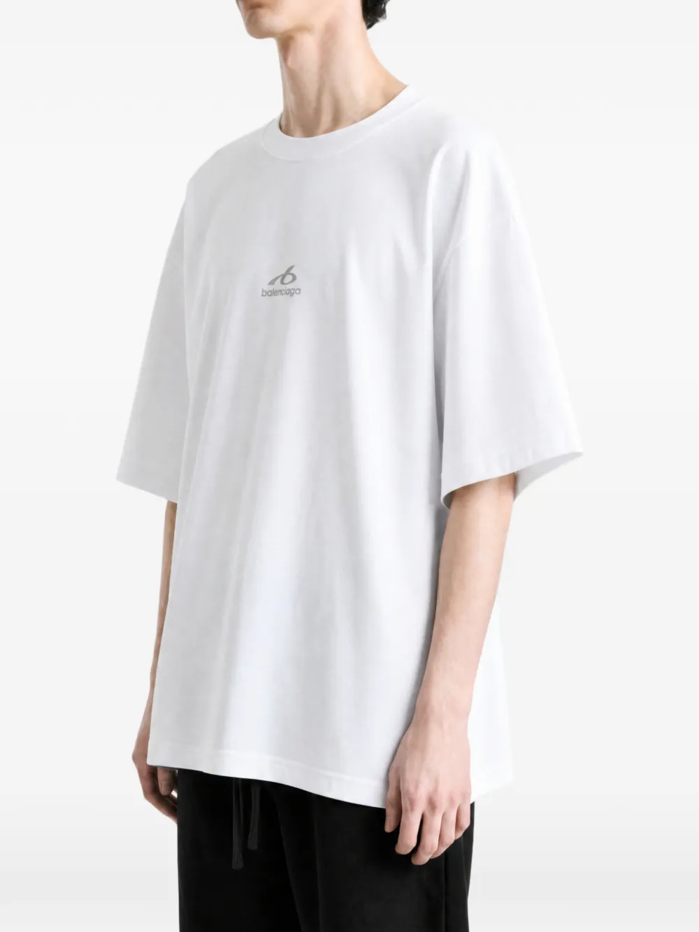 Balenciaga T-shirt met logo-print Wit