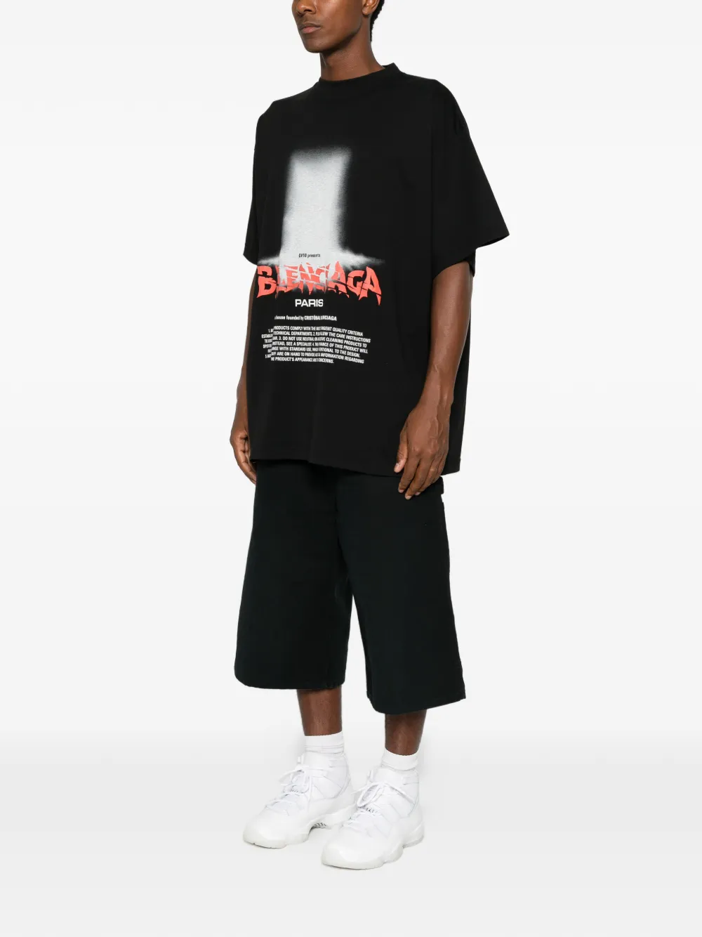 Balenciaga The Door T-shirt Zwart