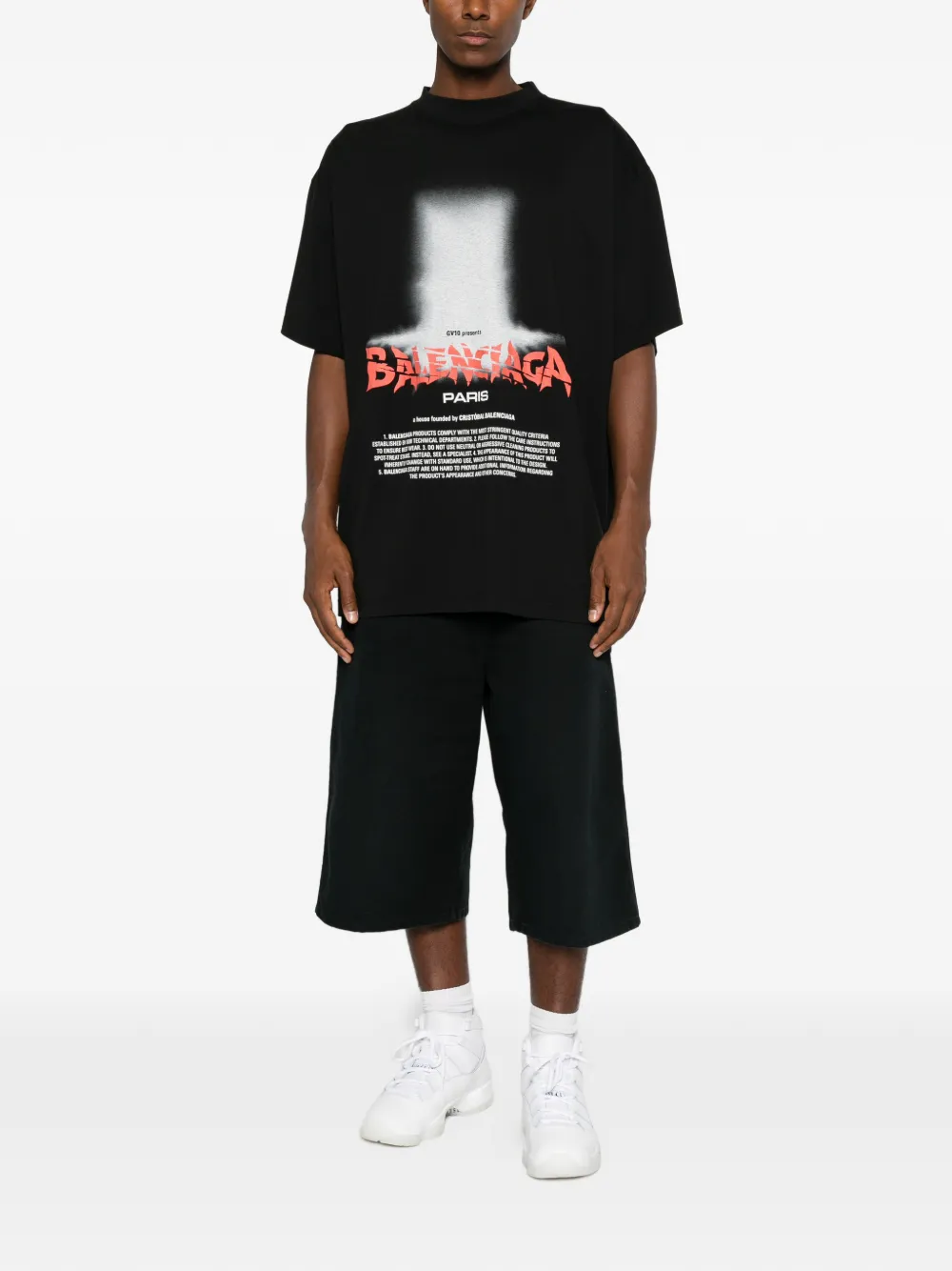 Balenciaga The Door T-shirt Zwart