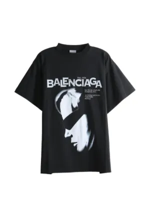 Balenciaga The Door graphic-print T-shirt | Black | FARFETCH