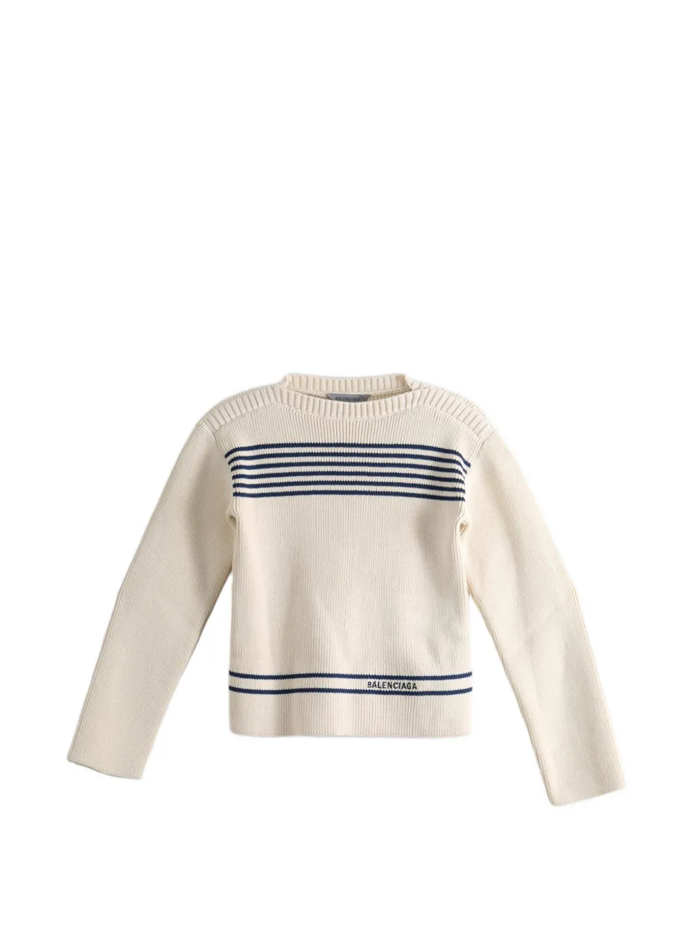 Balenciaga boat-neck sweater - Toni neutri