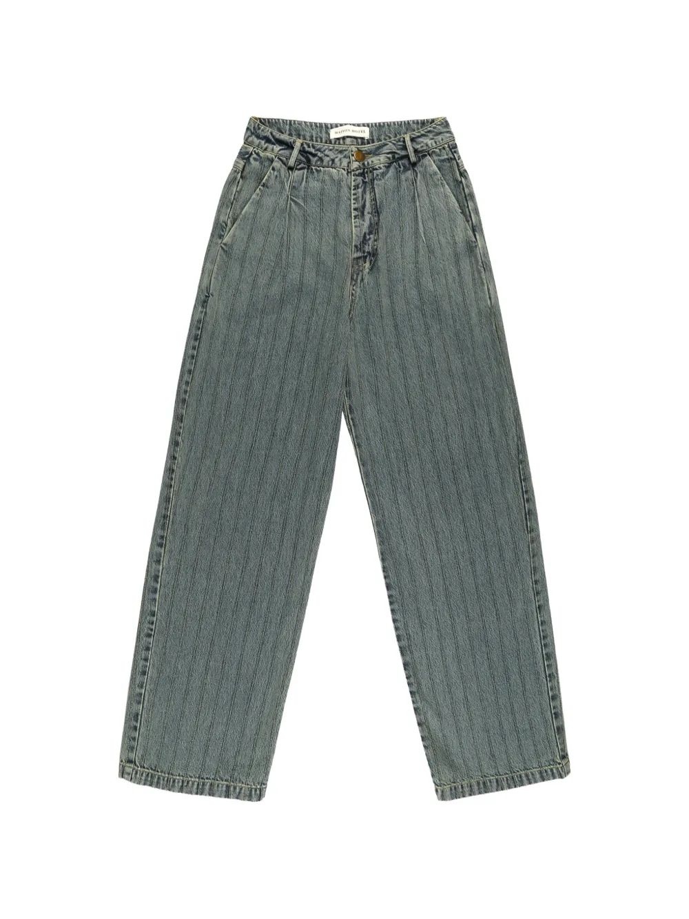 MAISON HOTEL Lucky striped jeans - Blu