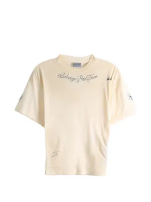 Balenciaga graphic-print T-shirt | Neutrals | FARFETCH