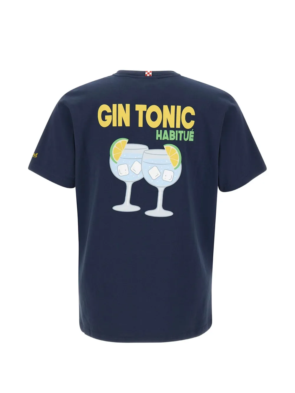 MC2 Saint Barth T-shirt met geborduurd logo Blauw