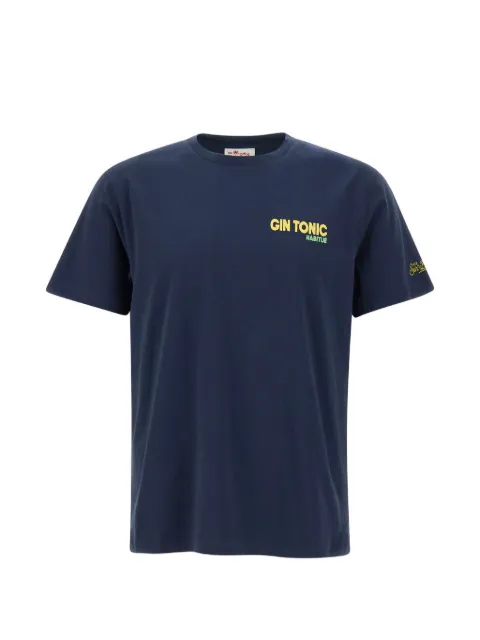 MC2 Saint Barth graphic-print logo-embroidered T-shirt
