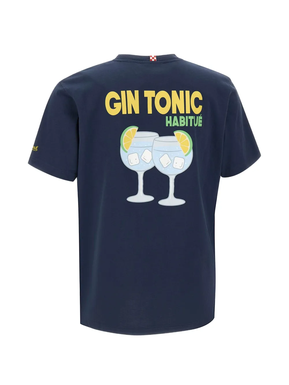 MC2 Saint Barth T-shirt met geborduurd logo Blauw