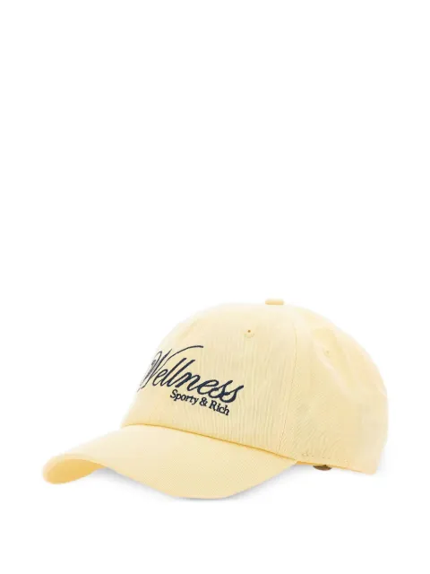 Sporty & Rich Avenue embroidered cotton baseball cap