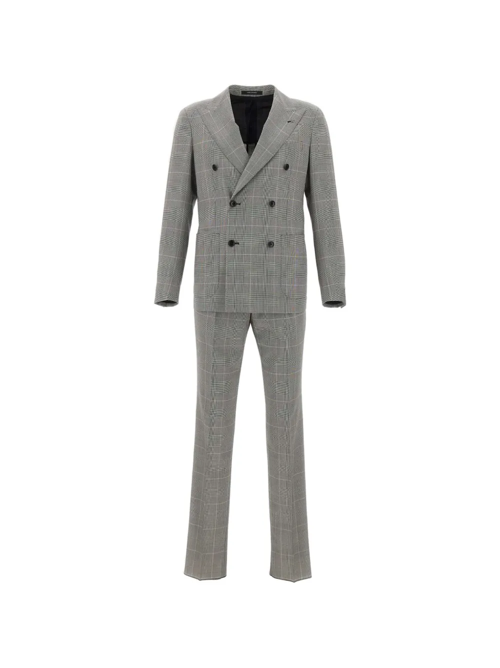 Tagliatore Prince of Wales double-breasted suit - Grigio