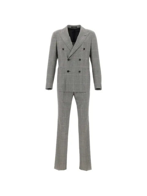 Tagliatore Prince of Wales double-breasted suit
