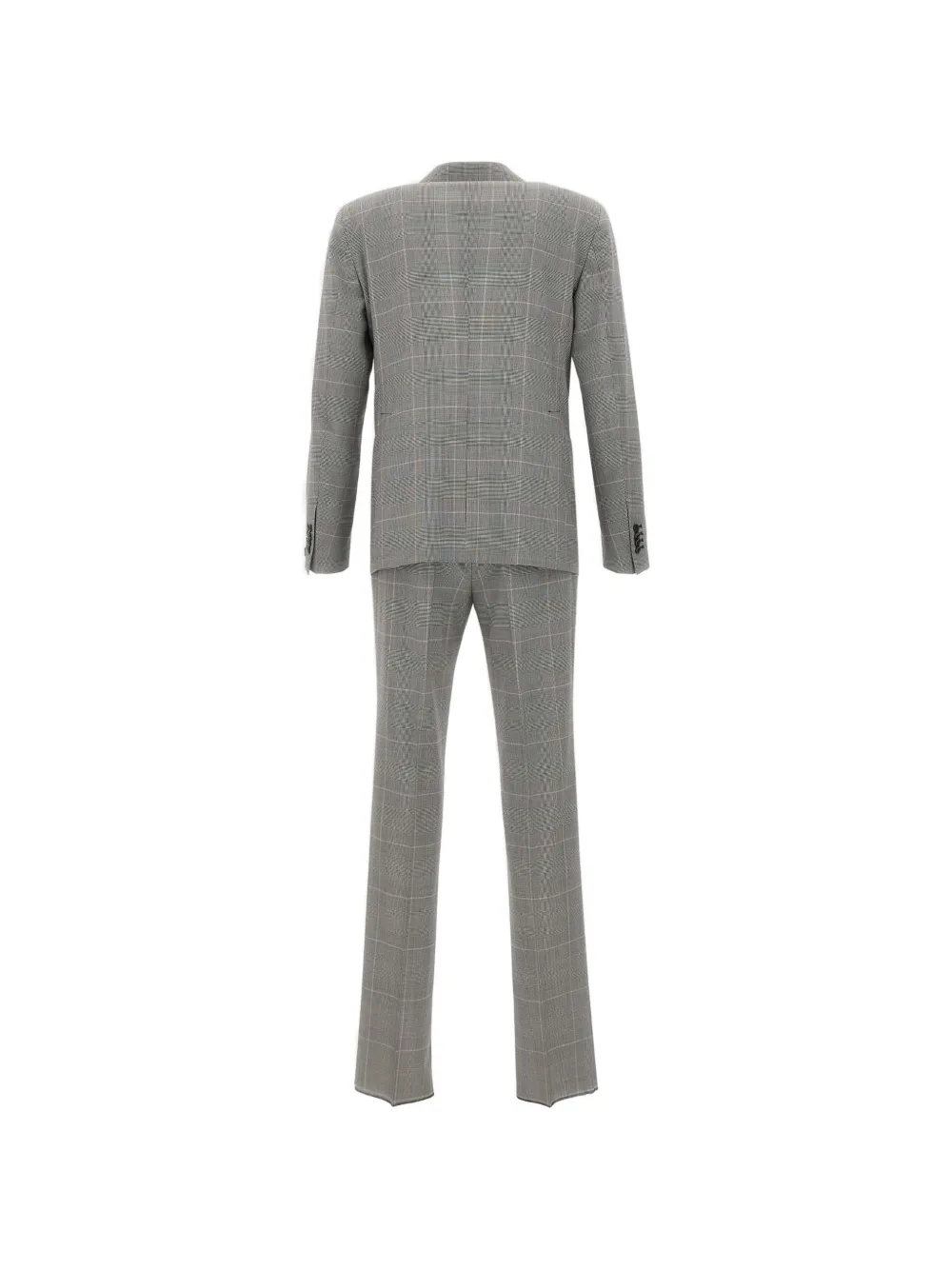 Tagliatore Prince of Wales pak met dubbele rij knopen Grijs